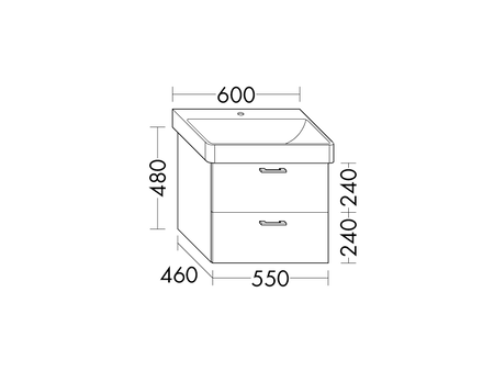 FORMAT Design Waschtisch-Unterschrank WVGA055