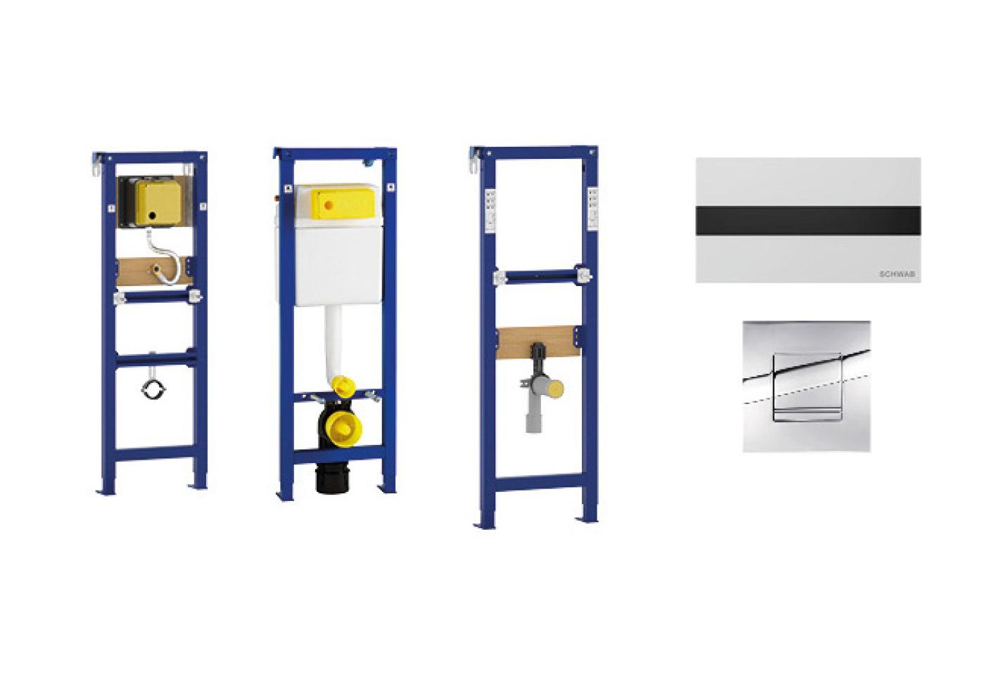 FORMAT Waschplatz mit Accessoires und FORMAT CoolStart Armatur
