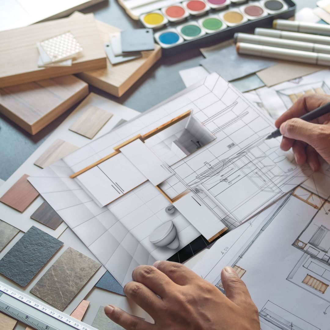 Maßzeichnungen zur Badplanung