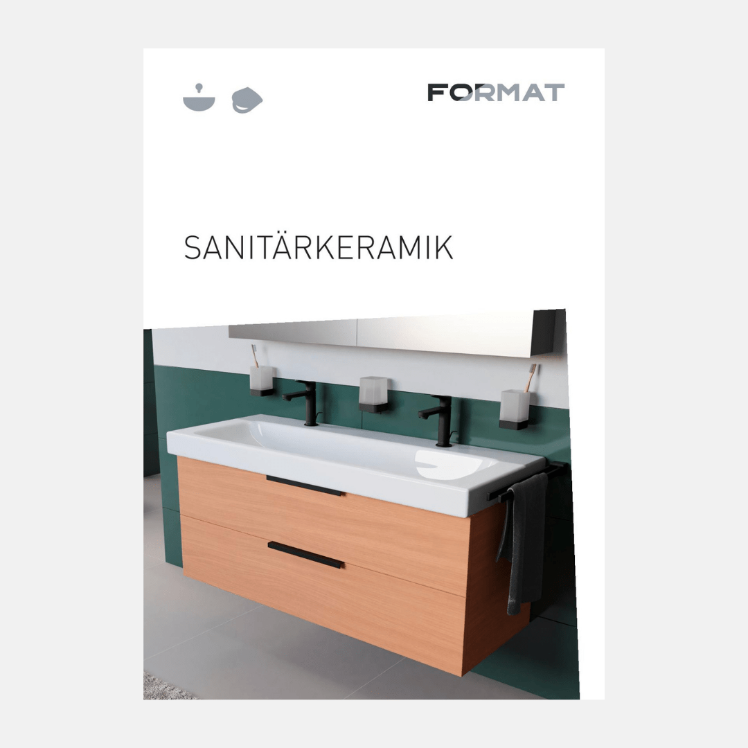 Titelbild Broschüre FORMAT Sanitärkeramik