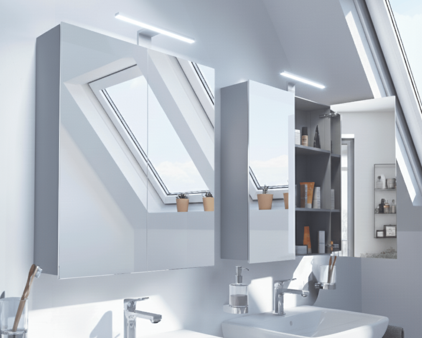 FORMAT LED-Lichtspiegelschrank