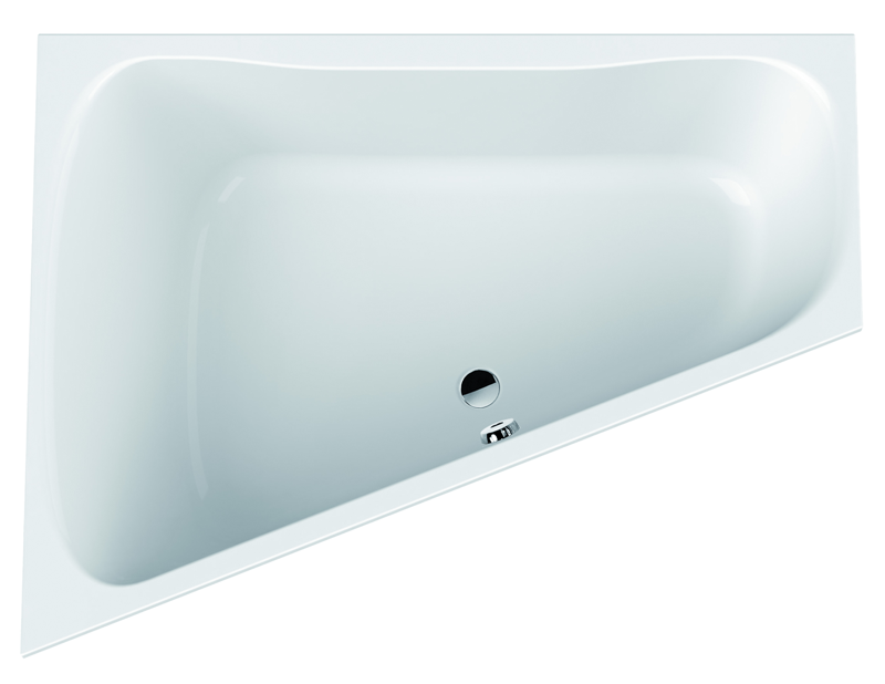 FORMAT Design Acryl-Trapez-Badewanne