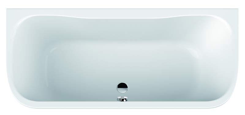 FORMAT Design Acryl-Oval-Vorwand-Badewanne