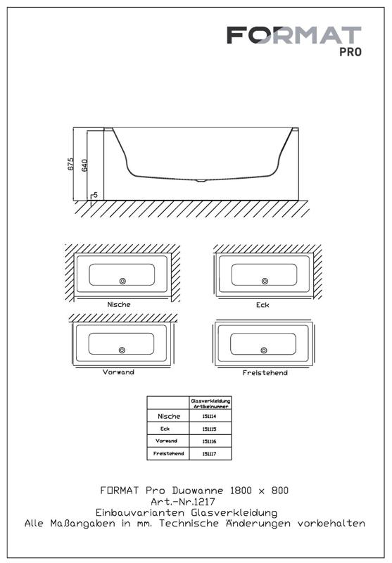FORMAT Pro Glasverkleidung