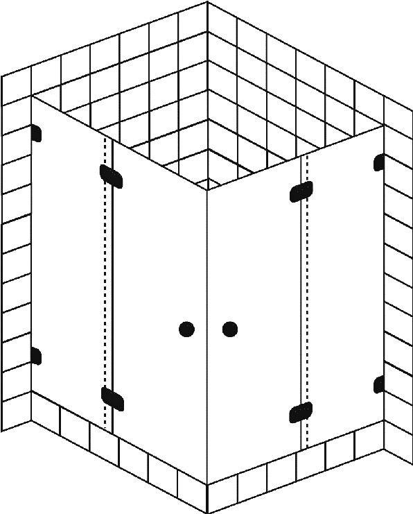 FORMAT Design 3.0 Ganzglas-Eckeinstieg, HS rahmenlos