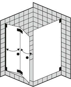 FORMAT Design 3.0 Ganzglas-Falttür mit Seitenwand, HSP rahmenlos