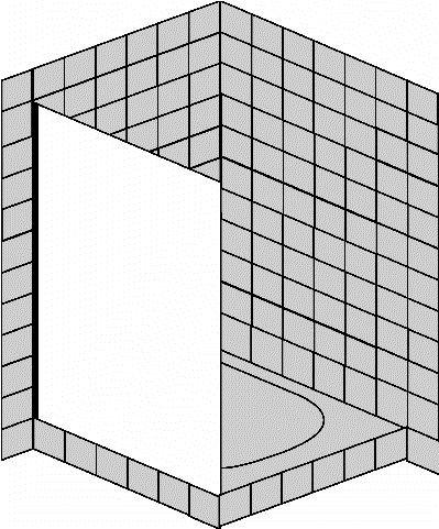 FORMAT Design 3.0 Ganzglas-Seitenwand, HSP teilgerahmt