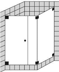 FORMAT Design 3.0 Ganzglas-Pendeltür mit Seitenwand/Festfeld, HSP rahmenlos