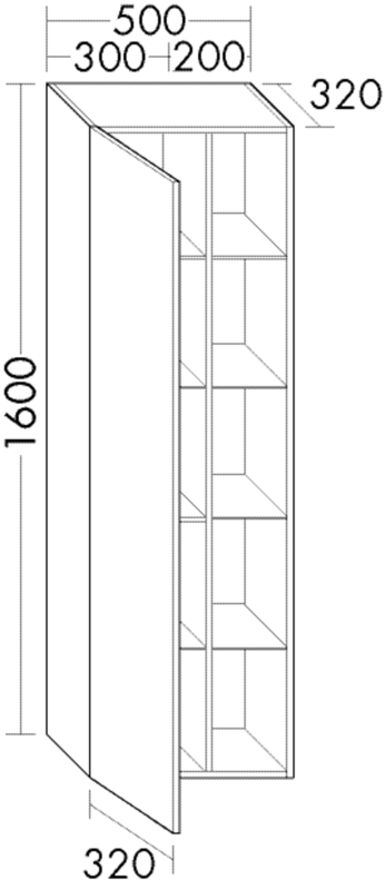 FORMAT Design Hochschrank HSRT