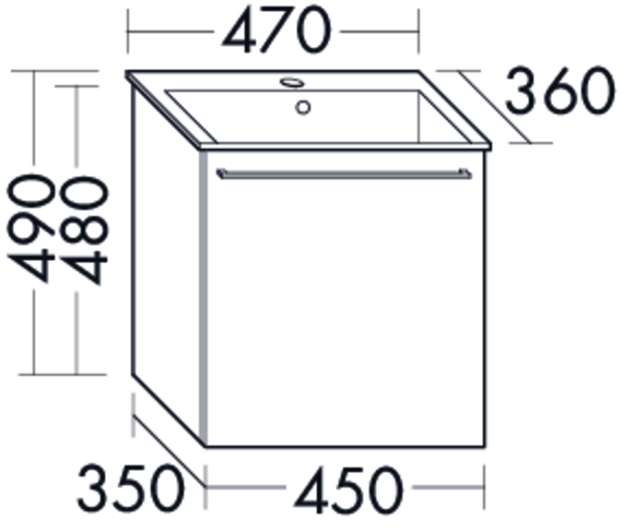 FORMAT Design Mineralguss-Waschtisch-Set SFOU