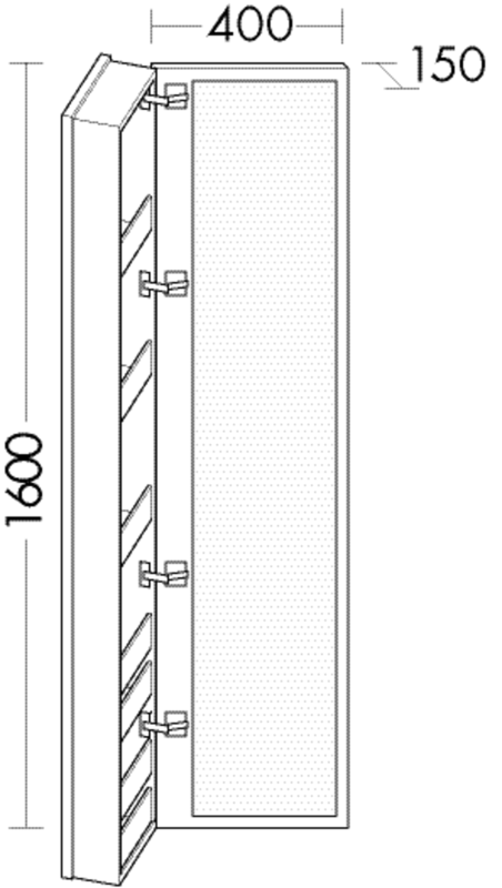 FORMAT Design Ganzkörperspiegel SPCB040
