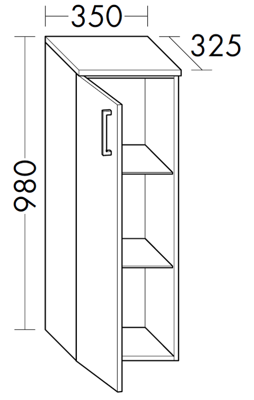 FORMAT Basic Halbhoch-Schrank