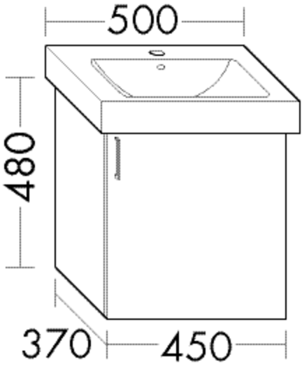 FORMAT Design Waschtisch-Unterschrank WULY