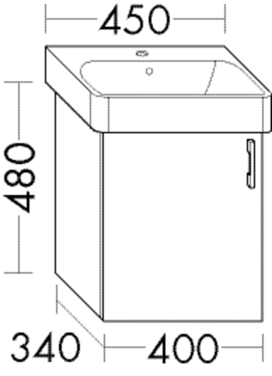 FORMAT Design Waschtisch-Unterschrank WVFY