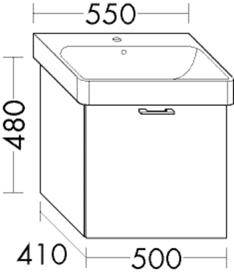 FORMAT Design Waschtisch-Unterschrank WVFZ