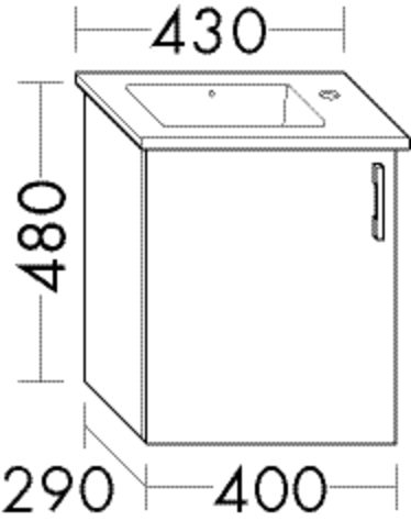 FORMAT Design Waschtisch-Unterschrank WVMK