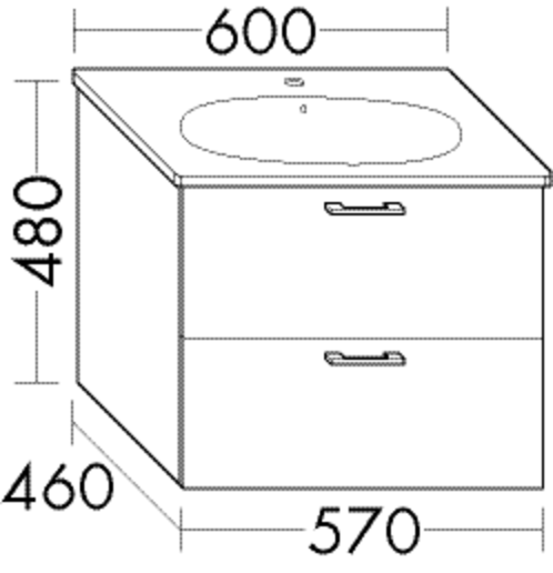 FORMAT Design Waschtisch-Unterschrank WVVJ