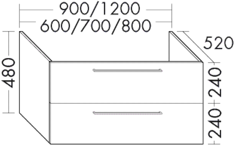 FORMAT Design Waschtisch-Unterschrank WVVV