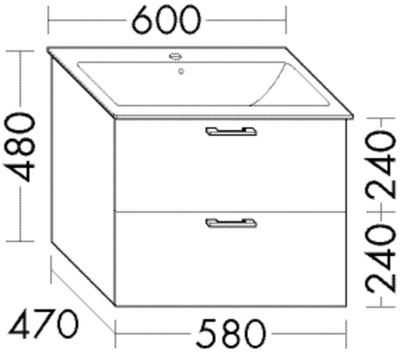 FORMAT Design Waschtisch-Unterschrank WWCQ