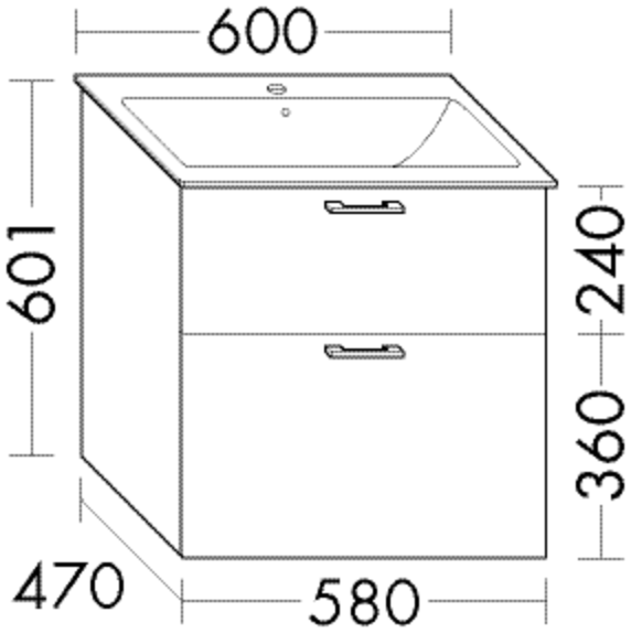 FORMAT Design Waschtisch-Unterschrank WWCR