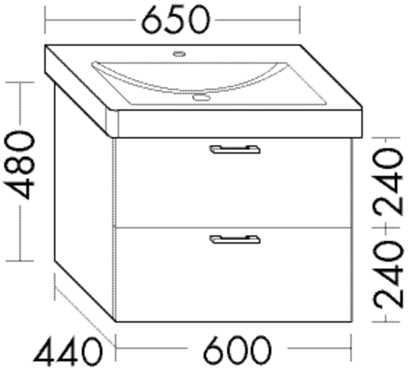 FORMAT Design Waschtisch-Unterschrank WWMN