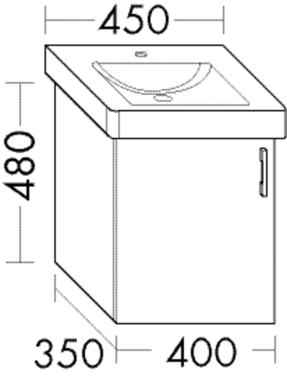 FORMAT Design Waschtisch-Unterschrank WWMP