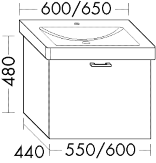 FORMAT Design Waschtisch-Unterschrank WWMQ