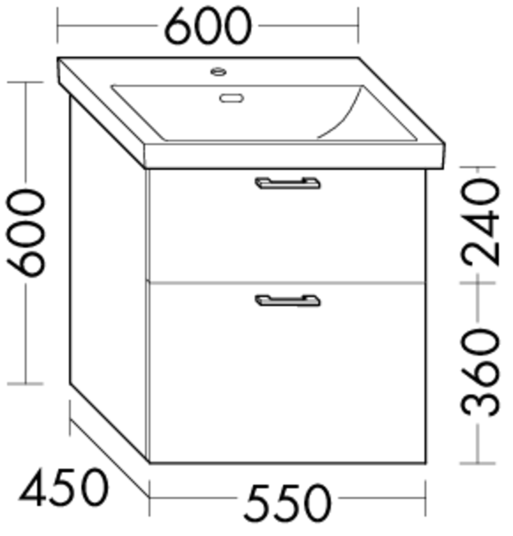 FORMAT Design Waschtisch-Unterschrank WXPF