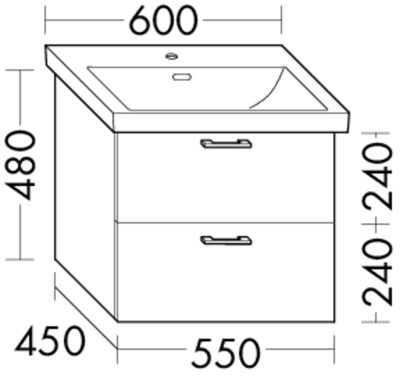 FORMAT Design Waschtisch-Unterschrank WXPO