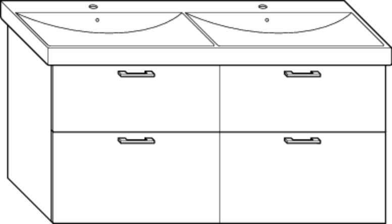 FORMAT Design Waschtisch-Unterschrank WXQL