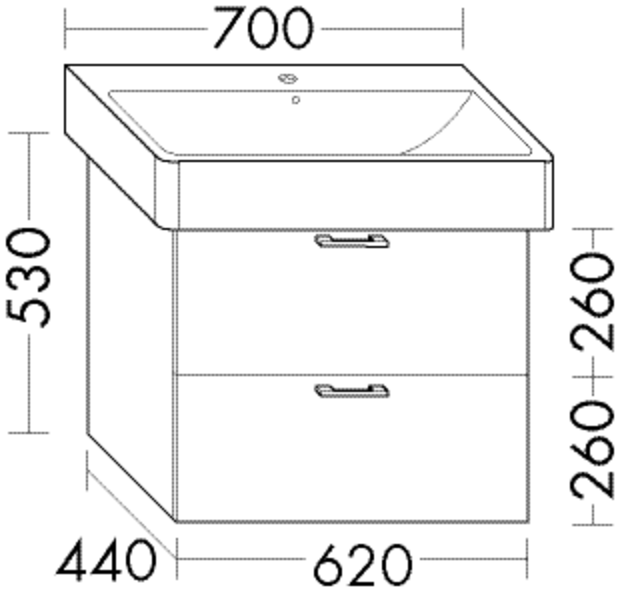 FORMAT Design Waschtisch-Unterschrank WXSZ