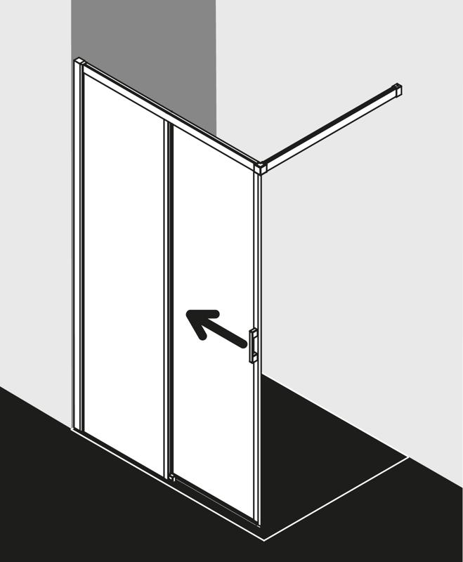 FORMAT Pro 2.0 Walk-In Gleittür