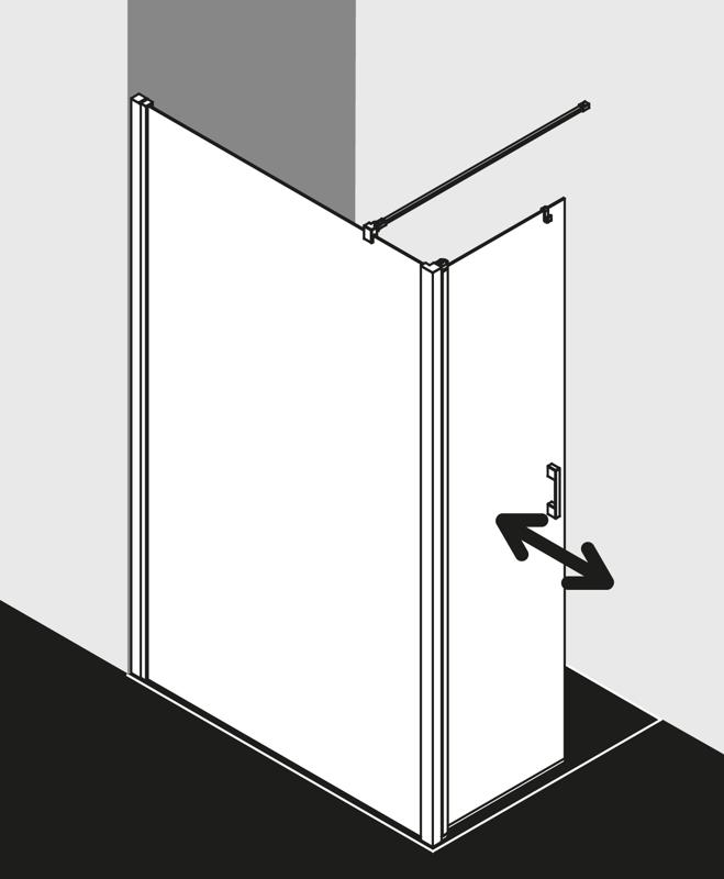 FORMAT Pro 2.0 Walk-In Wall mit beweglichen Flügeln