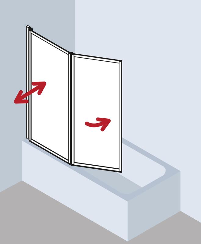 FORMAT Basic Faltwand 2-flügelig