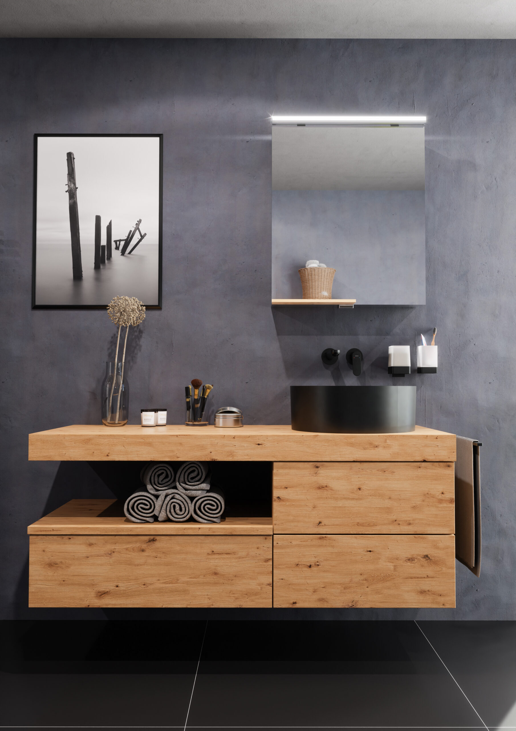 FORMAT Duschbad mit Walk-In Dusche