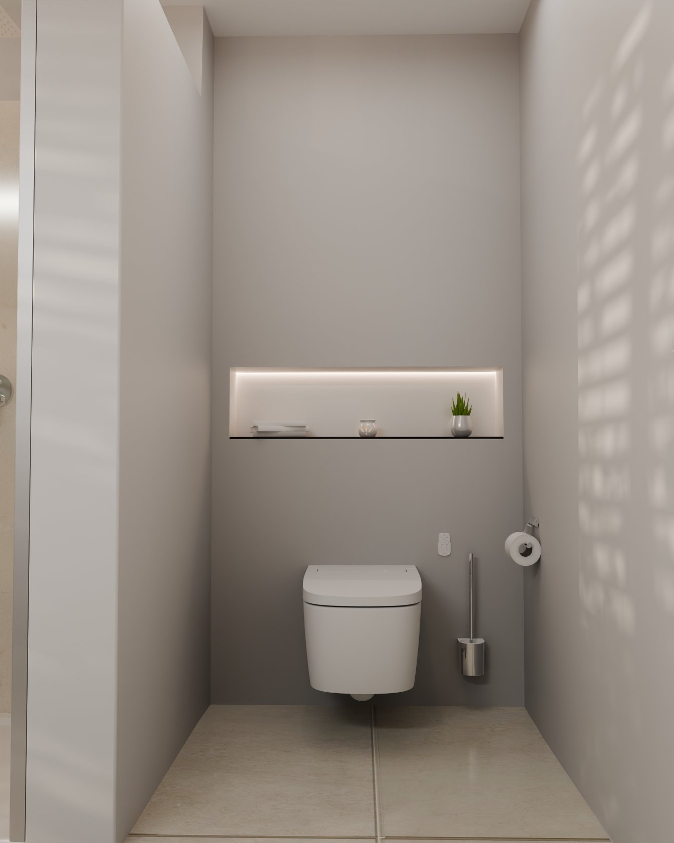 FORMAT Duschbad mit Walk-In Dusche