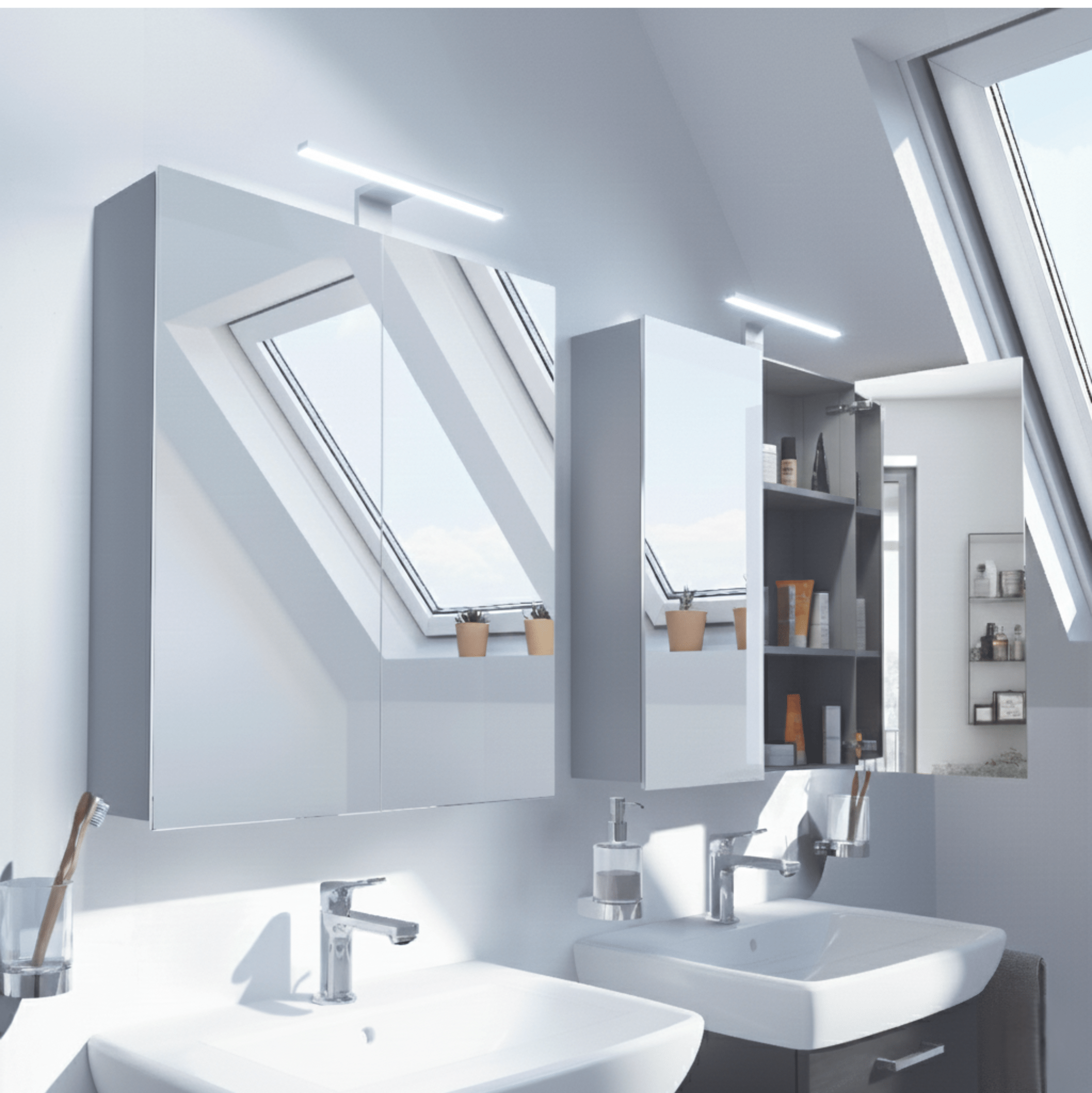 FORMAT LED-Lichtspiegelschrank